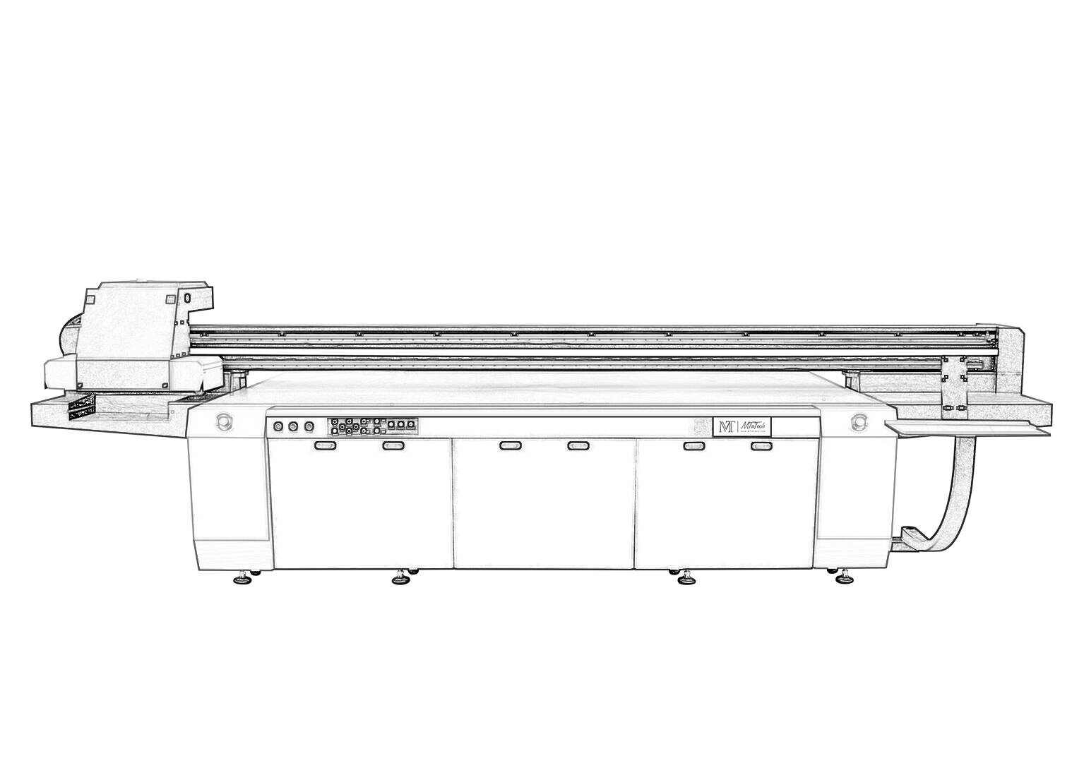 Impresora UV de cama plana MT-UV3220GX