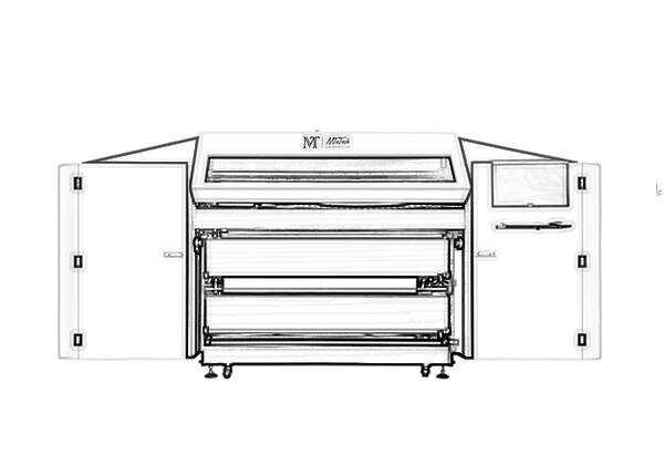 Impresora textil de doble cara